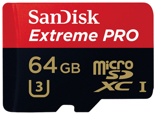 SanDisk Extreme PRO microSDXC UHS-I 64 GB